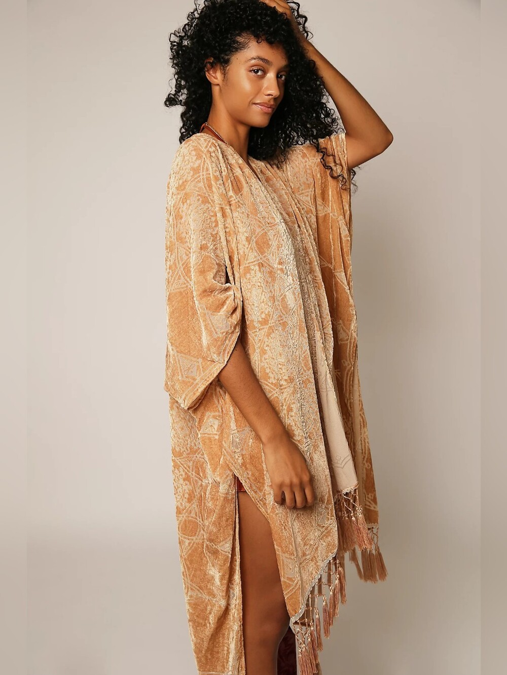 Rare Free People Kaleidoscope Kimono Duster - Picture 3 of 3